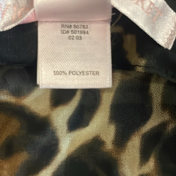 Victoria’s Secret Sheer Animal Print Swimsuit Coverup Blouse Size Small - Picture 15 of 15